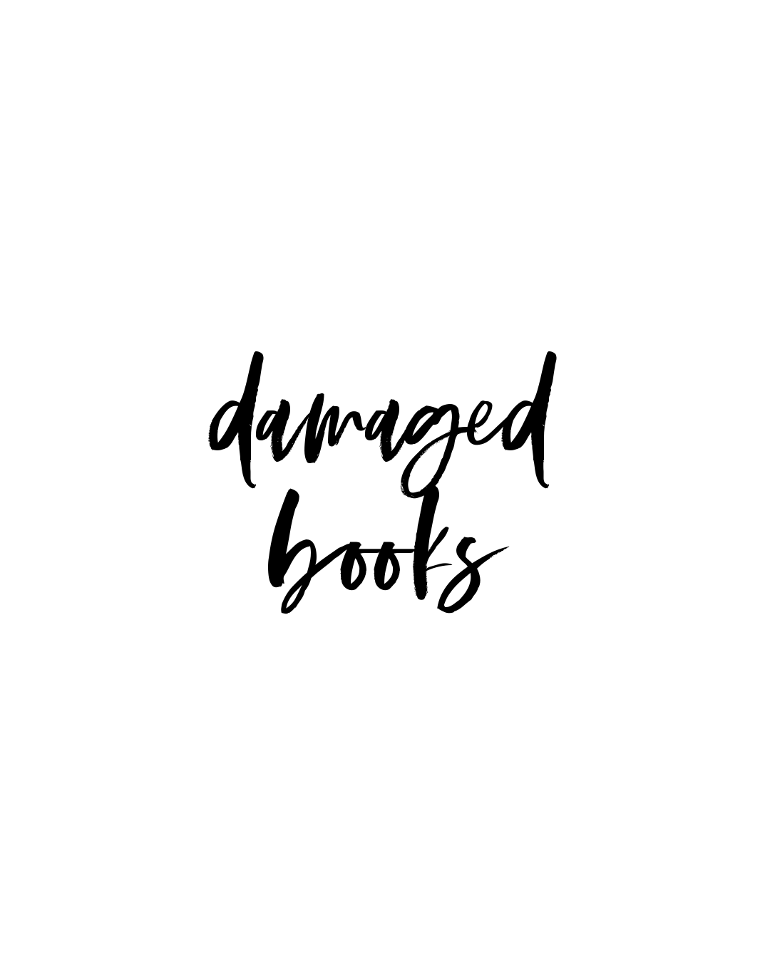 Damaged Books