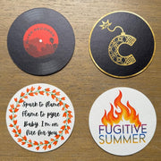 River Records 4-Piece Coaster Set