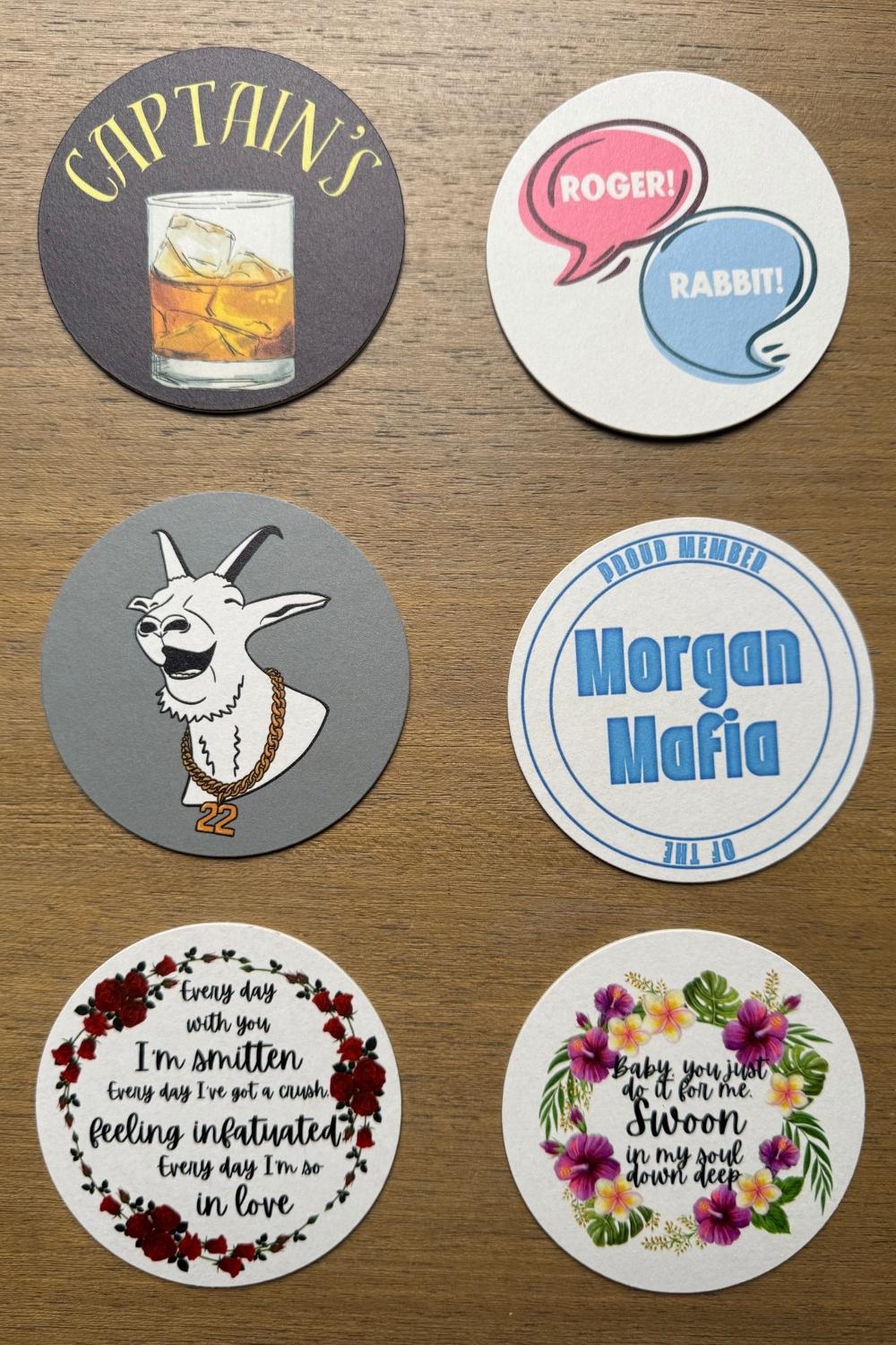 4-Piece Morgan Brothers Coaster Set